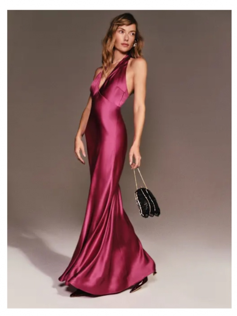Reformation Daniela Silk Dress Pink - Size 2